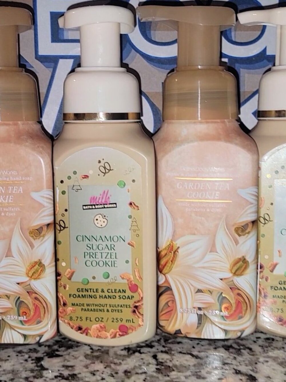 🎉 4PC NEW GARDEN TEA COOKIE AND CINNAMON SUGAR PRETZEL COOKIE GIFT SET